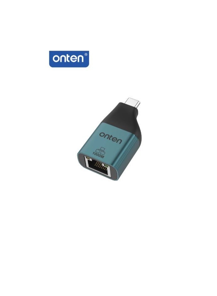 أونتن Onten otn-uc101 Type C To RJ45 Ethernet Adapter usbc 52.4*25.7*14mm
