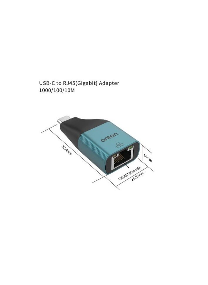 أونتن - محول إيثرنت من النوع c إلى RJ45 - Image 1