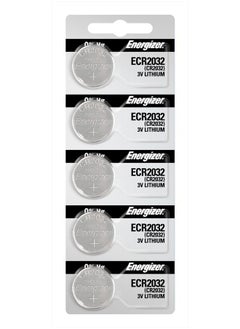 2032 Battery CR2032 Lithium 3v, 5 Count (Pack of 1)