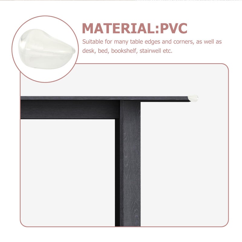 16 Pcs Clear Table Corner Protectors Childproof Edge Safety Guards for Furniture - Image 5