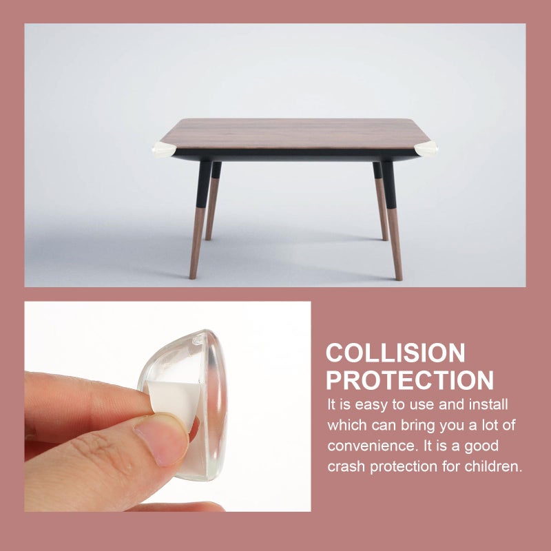 16 Pcs Clear Table Corner Protectors Childproof Edge Safety Guards for Furniture - Image 4