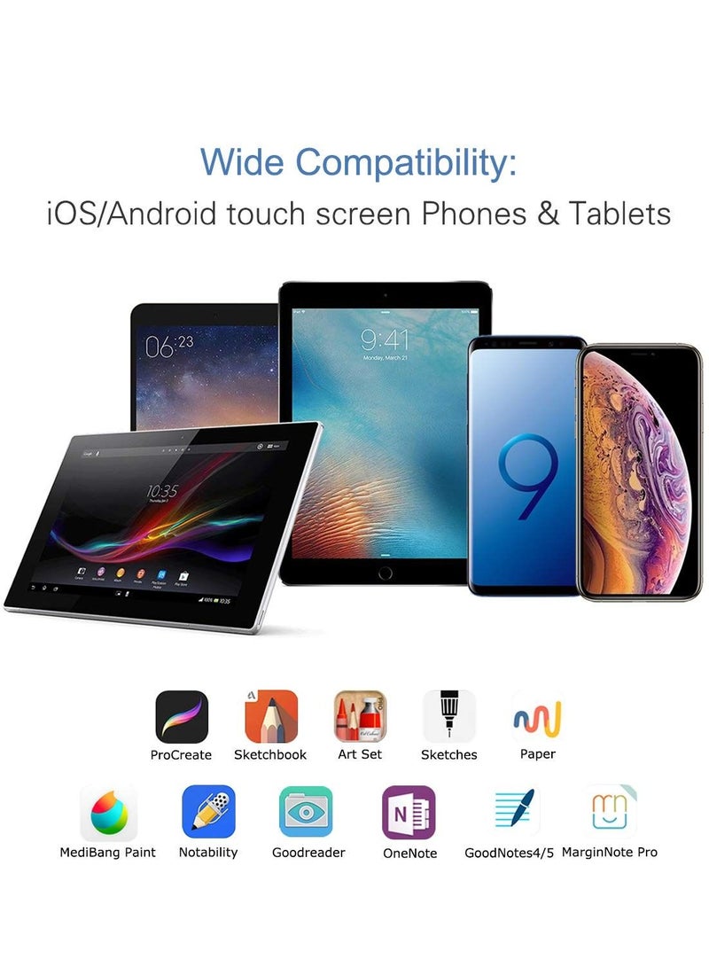 قلم ستايلس بشاشة لمس مغناطيسية لجهاز أبل آي باد أبيض - Image 4