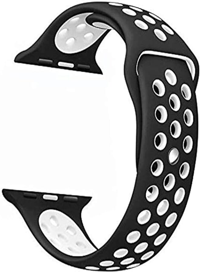 for apple watch band 42/44 mm Black /white