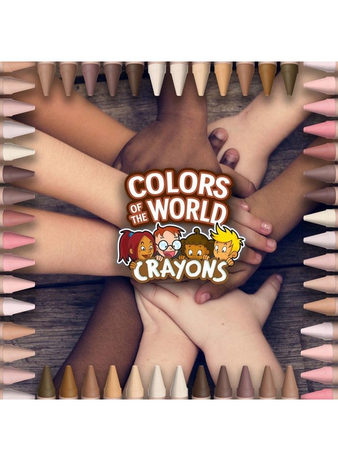 Crayola Colors of The World Bulk Crayon Classpack (480ct), 24 Skin Tone Crayon Colors, Classroom Supplies for Teachers, Ages 3+ - Image 2