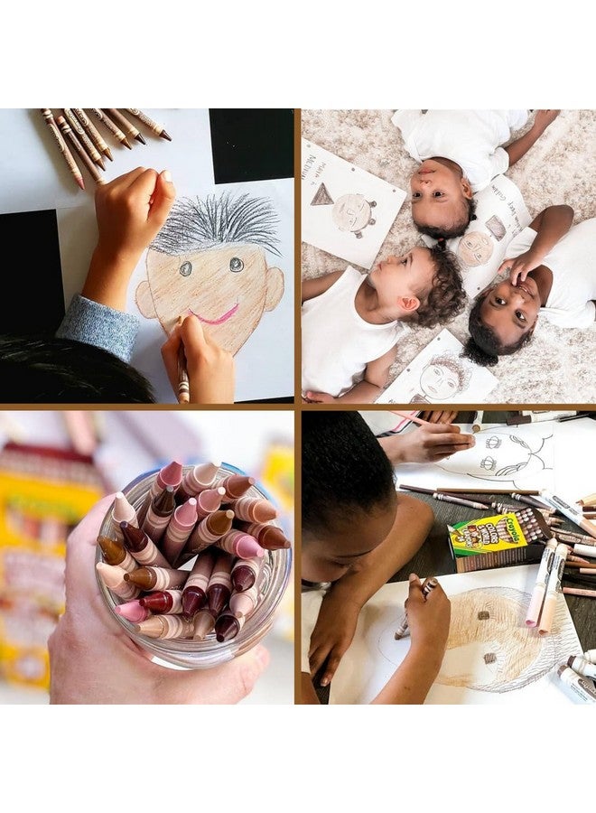 Crayola Colors of The World Bulk Crayon Classpack (480ct), 24 Skin Tone Crayon Colors, Classroom Supplies for Teachers, Ages 3+ - Image 5