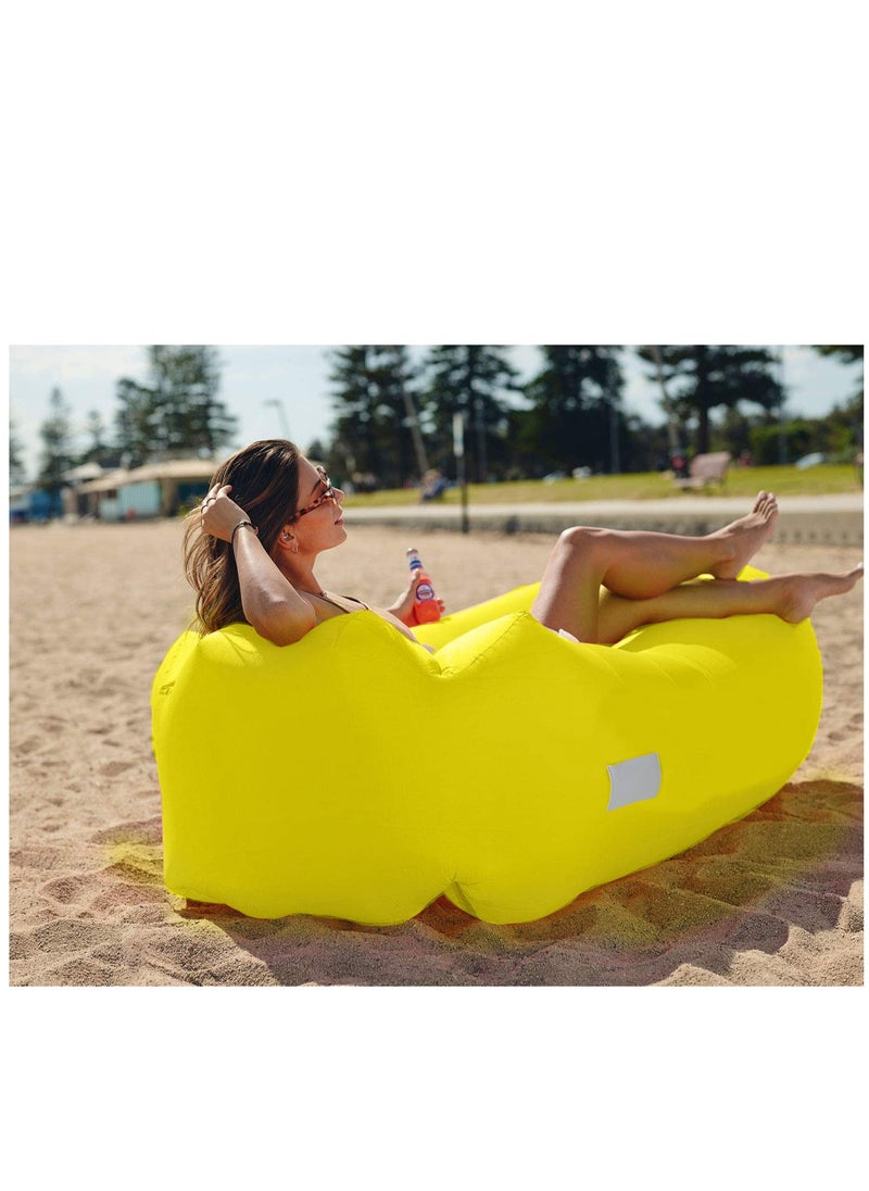 KASTWAVE - Inflatable Sofa, 190 * 90cm Anti Leakage Inflatable Couch, 330 LBS Capacity Portable Camping Sofa with Carry Bag For Camping Outdoor Beach - Image 1