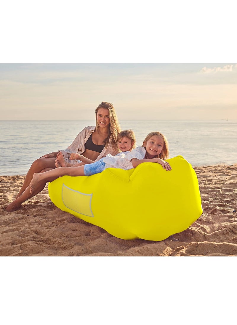KASTWAVE - Inflatable Sofa, 190 * 90cm Anti Leakage Inflatable Couch, 330 LBS Capacity Portable Camping Sofa with Carry Bag For Camping Outdoor Beach - Image 1