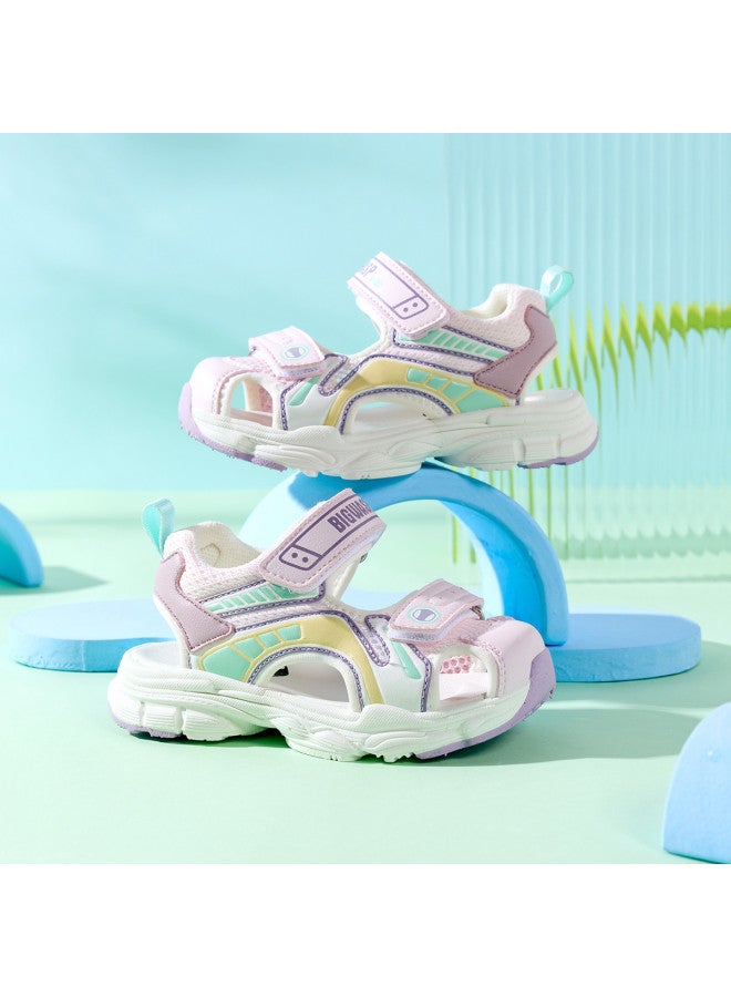 Bumblebee Baby Boys' & Girls' Sandals - Breathable Summer Beach Shoes With Toe Protection, Toddler First Walkers, Functional Hollow-out Design, Fashionable Infant Sandals - Image 4