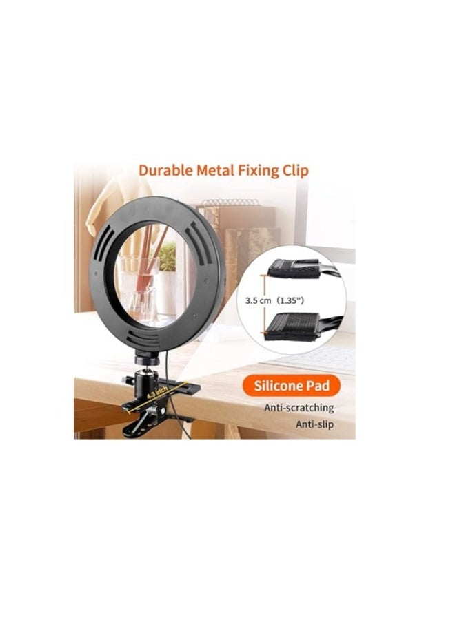 Video Conference Lighting Kit, 6.3 LED Ring Light for Laptop, 3 Dimmable Zoom Call Lighting 6500k, Remote Working, Self Broadcasting, Live Streaming, Online Teaching, Vlogging, Makeup  - Image 2