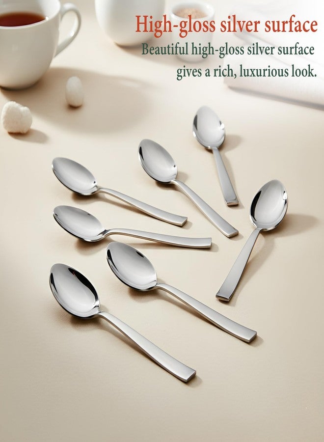 Parage 6 Piece Stainless Steel Tea Spoon Set for Tea, Coffee, Sugar & Spices, Small Spoons, Silver, Thickness: 1.8mm, Length: 14.5 cm - Image 3