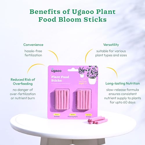 UGAOO Plant Food Fertilizer Bloom Sticks for All Flowering Plants Home Garden - Pack of 40 - Image 3