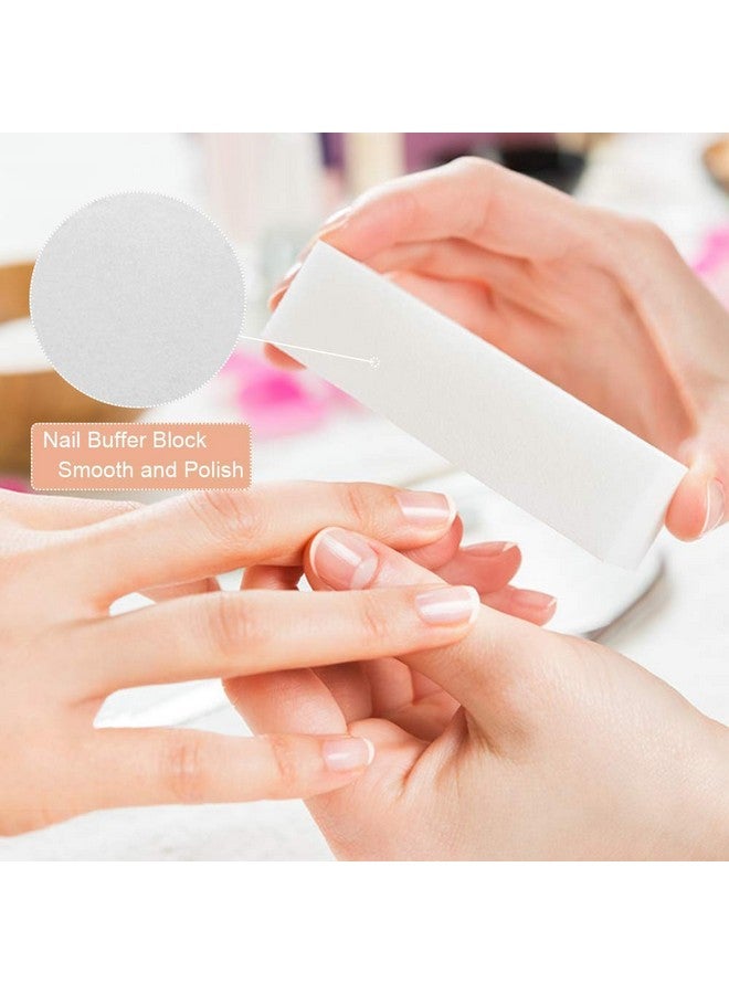 ماي كرييت ® 10 قطع من مبردات الأظافر، مجموعة مبردات أظافر احترافية، مبردات أظافر منحنية، 100/180 حبيبات مزدوجة الجوانب من ورق الصنفرة، أدوات مانيكير للاستخدام في المنزل وفي الصالون (أزرق) - Image 5