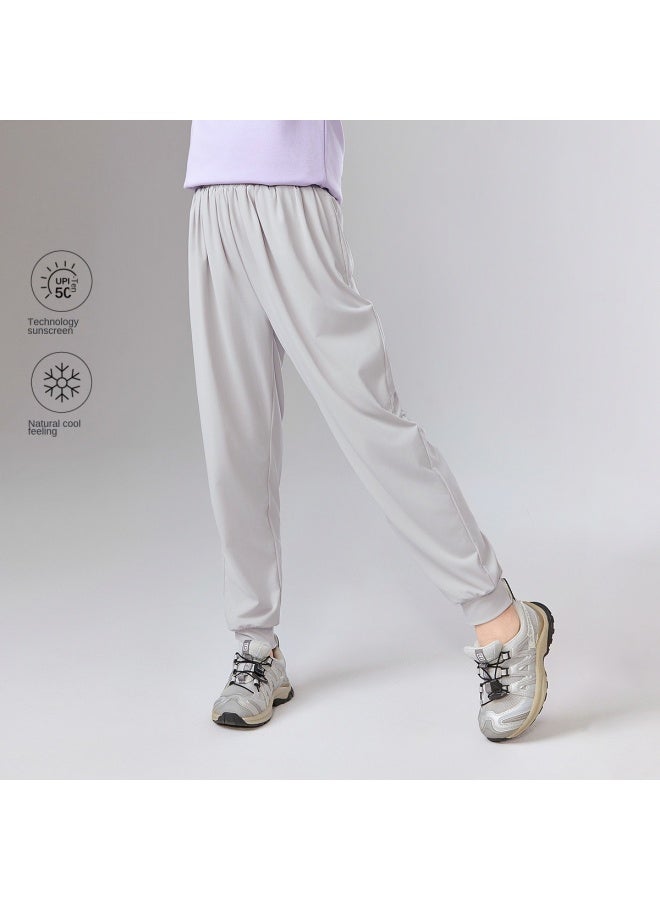 DEESHA Cool & Bug-proof Sun Protection Joggers】girls' 25 Summer/autumn Mid-older Kids' Pants Casual Trousers - Image 2