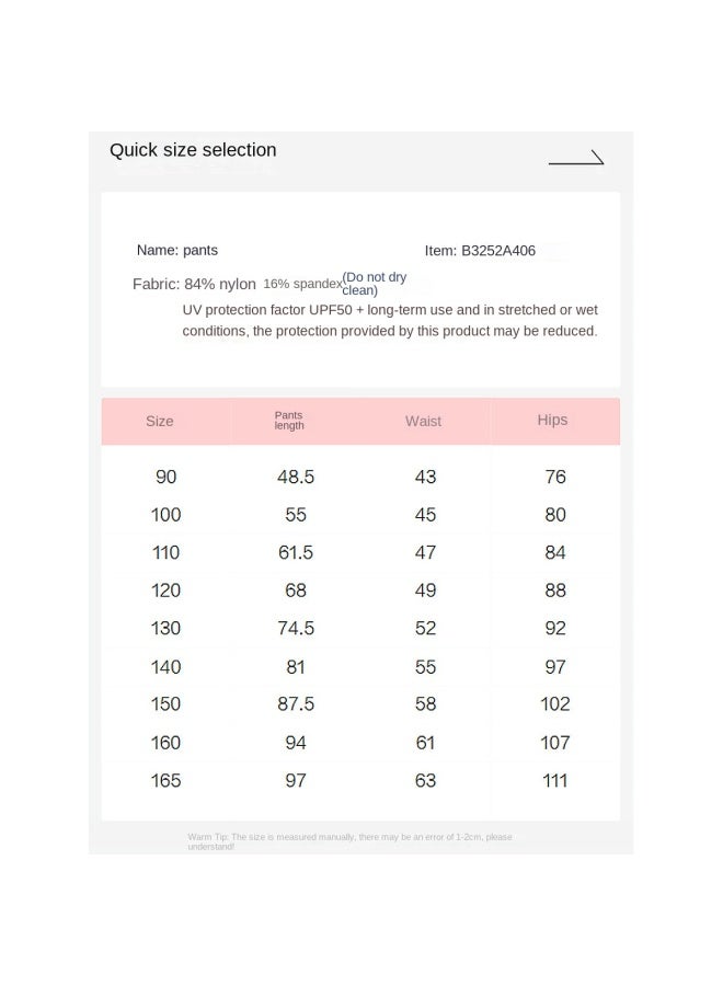 DEESHA Cool & Bug-proof Sun Protection Joggers】girls' 25 Summer/autumn Mid-older Kids' Pants Casual Trousers - Image 5