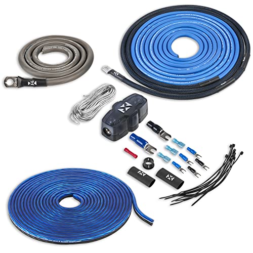 NVX True 4 Gauge AWG 100% OFC Amplifier Wiring Kit Without RCA Cable - XAPK4 - Image 1