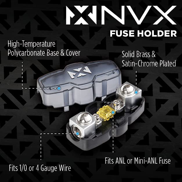 NVX True 4 Gauge AWG 100% OFC Amplifier Wiring Kit Without RCA Cable - XAPK4 - Image 4