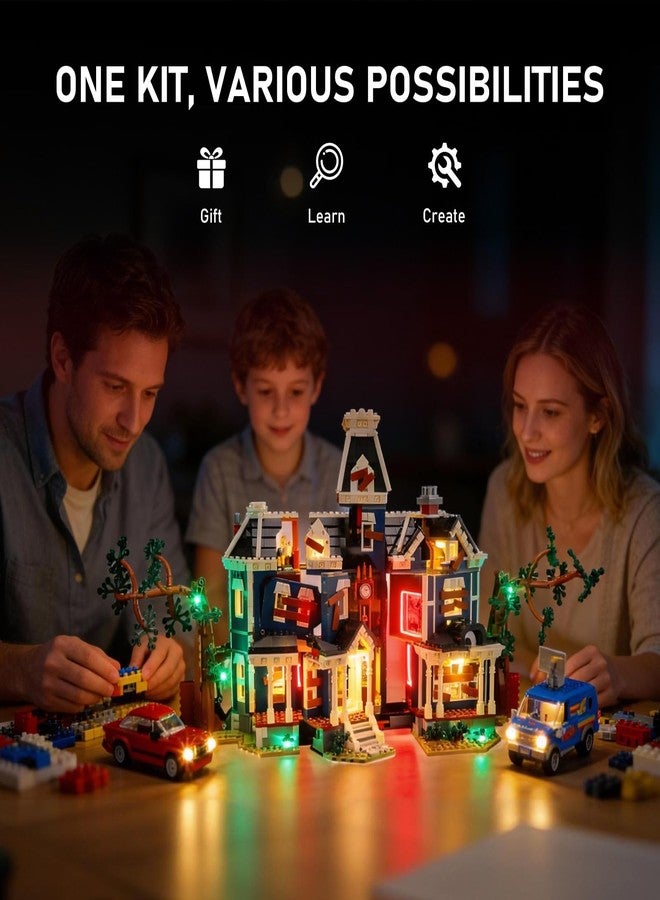 BRIKSMAX 2.0 Light Kit Compatible with Lego Icons The Creel House 11370 Building Sets- Original LED Lighting Kits (Accessories Only) for Display, Gifts & Collectors - Image 5