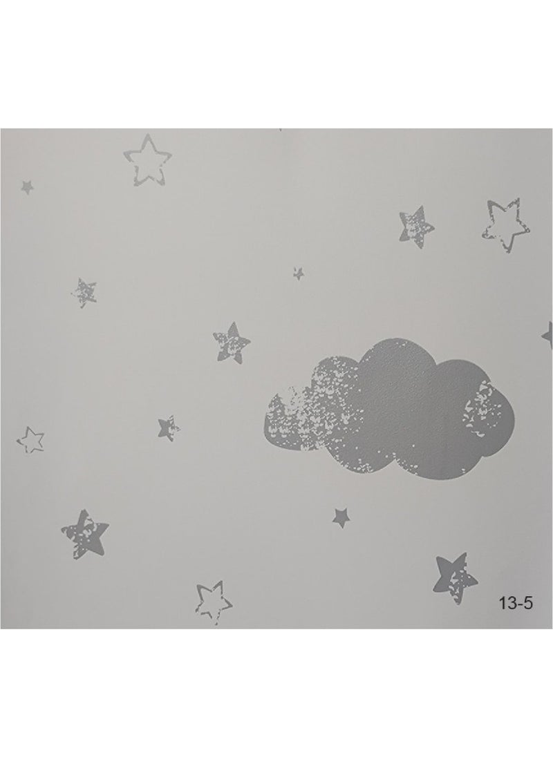 Super Decor Halley Kids 13-5 Cloud and Star Patterned Wallpaper - pzsku/Z8795F15B7920565BB4BDZ/45/_/1741292486/8eab4d29-8017-4b98-b1fe-49e7780d6e9b