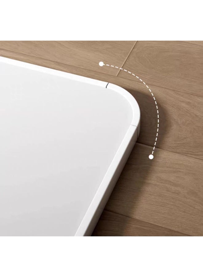 Noon East Full Length Mirror 160x45cm, Floor Mirrors Free-Standing Leaning Large Bedroom Dressing Mirror, Full Body Mirror with Stand for Living Room, Bedroom White - Image 4