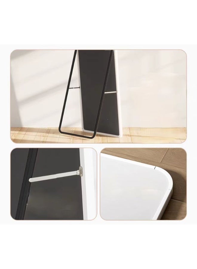 Noon East Full Length Mirror 160x45cm, Floor Mirrors Free-Standing Leaning Large Bedroom Dressing Mirror, Full Body Mirror with Stand for Living Room, Bedroom White - Image 5