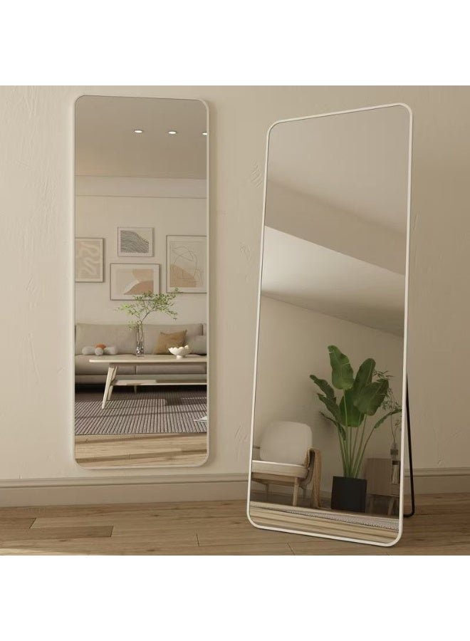 Full Length Mirror 160x45cm, Floor Mirrors Free-Standing Leaning Large Bedroom Dressing Mirror, Full Body Mirror with Stand for Living Room, Bedroom W image 7