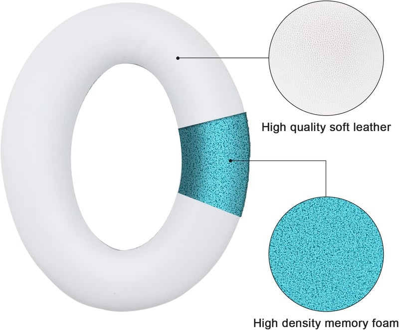 Niukeke Replacement Ear Pads for Bose QuietComfort 35 / quietcomfort 35 II (qc 35/QC35 ii), Headphone Ear Covers, High Density Memory Cotton, Soft Leather, Adaptive Noise Isolation Headphones Pads Cushions - Image 4