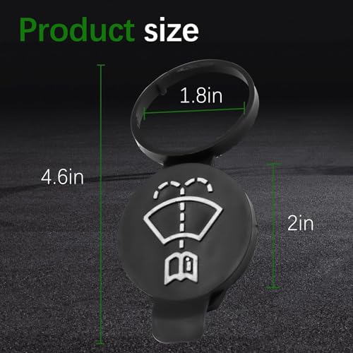 MINETPS 12767700 Windshield Wiper Washer Fluid Reservoir Cap, Tank Bottle Cap Fit for 2010-2016 GMC Chevrolet Buick Cadillac, Car Wiper Bottle Cover Replace 13227300 19172571 12788573 4563292 - Image 3