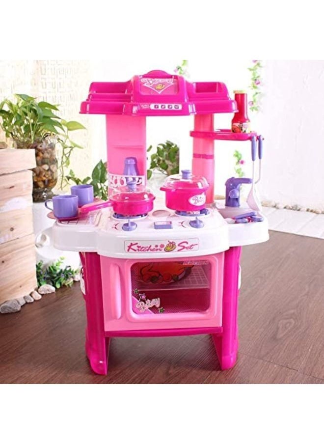 EASY FUTURE Kitchen Set Deluxe Kitchen Appliance Cooking Play Set 008-26 Pretend & Dress Up Kitchen Cook Set For Kids Pretend Play Toy  - Image 4