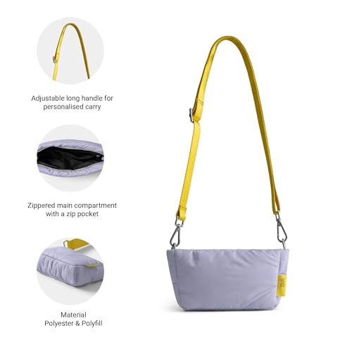 DailyObjects Yellow Puft Crossbody Bag - Image 4