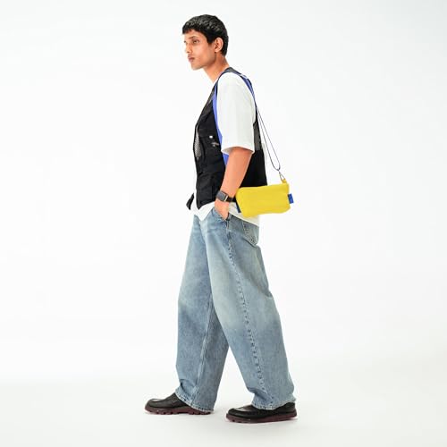 DailyObjects Yellow Puft Crossbody Bag - Image 2