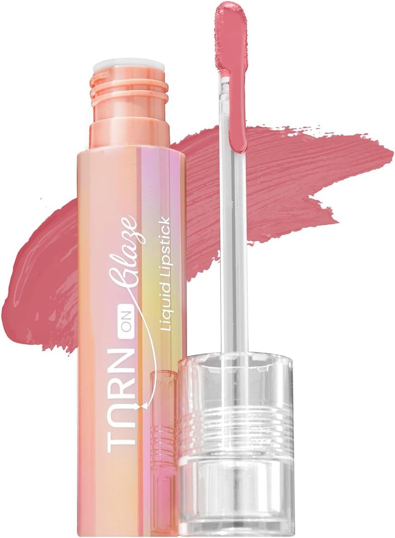 SWISS BEAUTY Select Turn On Glaze Liquid Matte Lipstick| Vinyl- Like-Shine | Infused With Vitamin E And Argon Oil | Shade- Baked Mauve, 3Ml | - Image 1