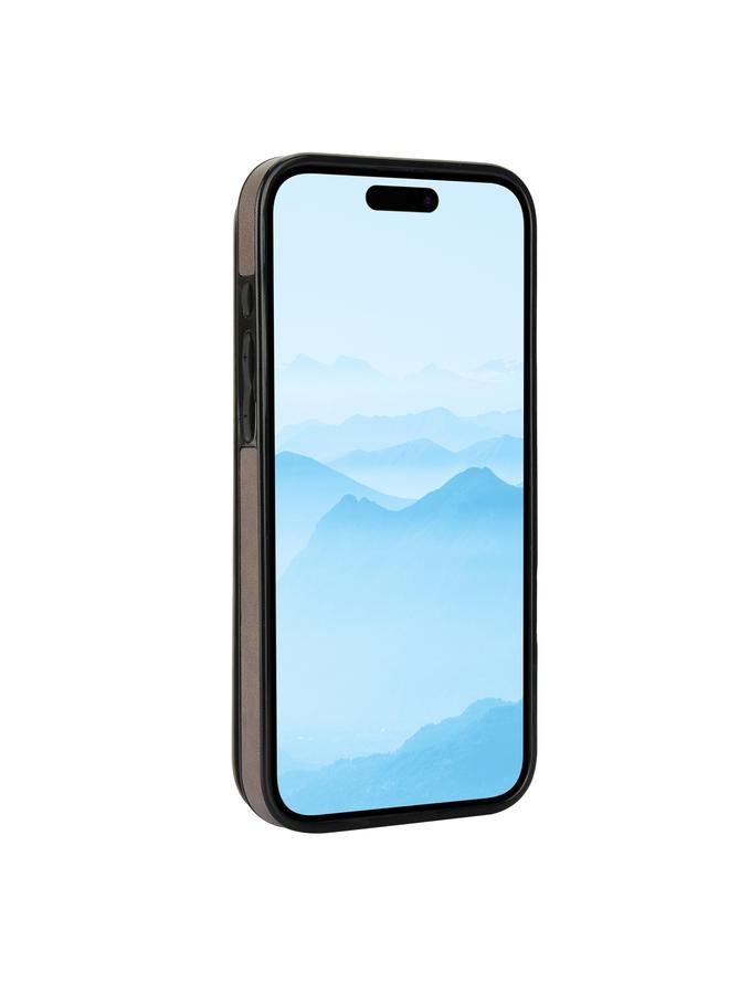 اس-توب جراب لهاتف iPhone 16 Plus مزود بمشبك مزدوج ونقشة فراشة من البولي يوريثان - Image 3