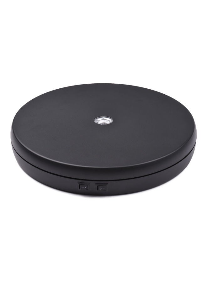 NIBEMINENT 360 Degree Rotatable Electric Motorized Photography Turntable Display Black - Image 1