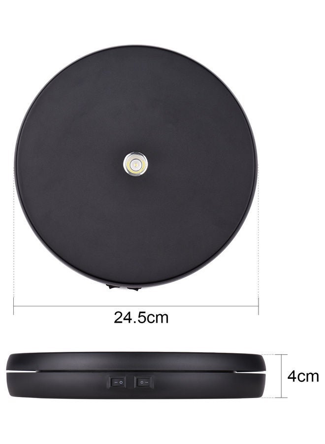 NIBEMINENT 360 Degree Rotatable Electric Motorized Photography Turntable Display Black - Image 3