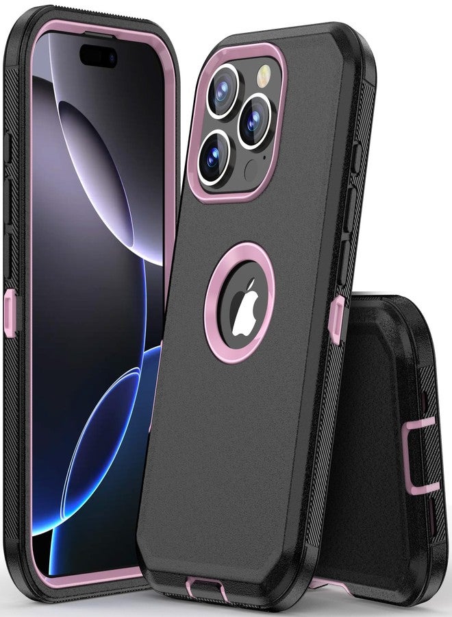COOYA iphone 16 pro max case full body drop protection rugged case 3 layer hybrid anti slip rubber phone case hard case iphone 16 pro pro case - Image 1