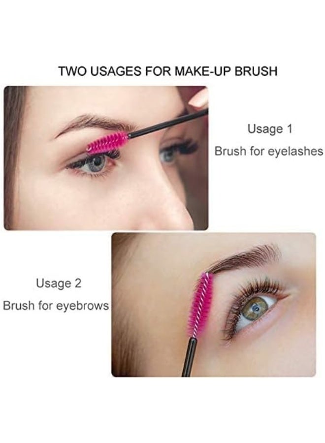 LA PERLA TECH  Eyelash Mascara Applicator Disposable Brush (100 Pieces, Black) - Image 5