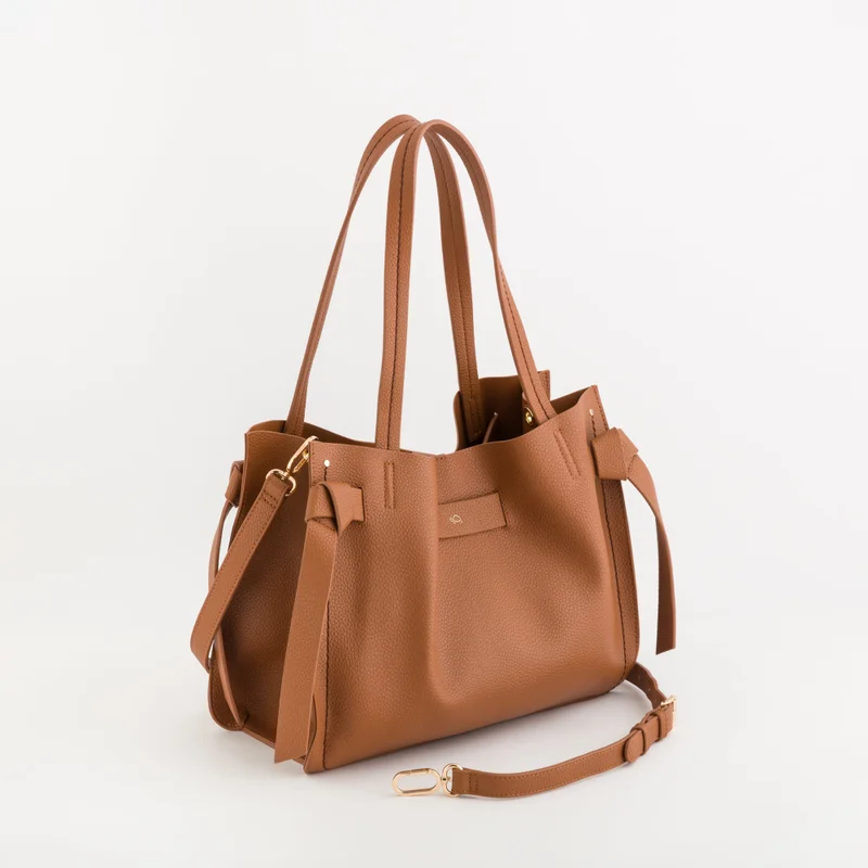 كاربيزا Women's Totebag Felce Tan