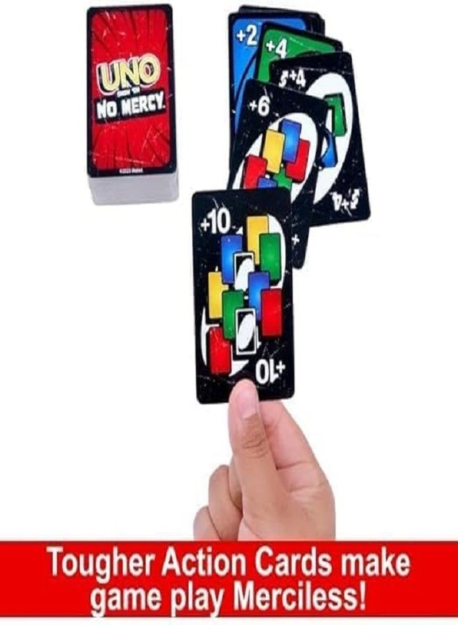 ماتيل جيمز أونو - (نو ميرسي) لعبة ورقية | للأمسيات العائلية والحفلات وليالي الألعاب والسفر - Image 4