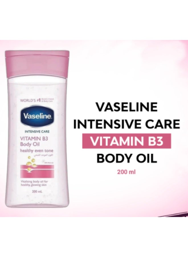 Vaseline Intensive Care Vitamin B3 Body Oil 200Ml - 2 Pieces - Image 2