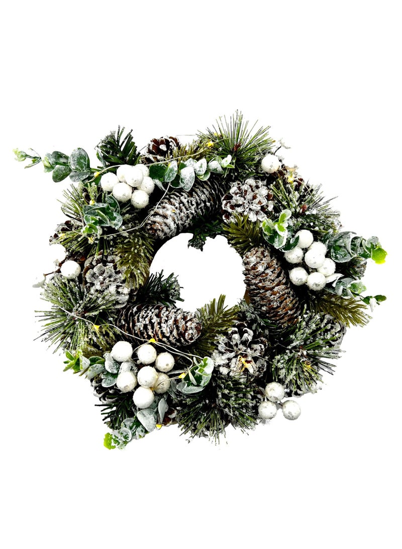 Party Magic Wreath With LED 30cm