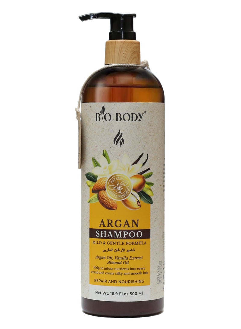 bio-body Argan shampoo to moisturize hair, 500 ml, Bio Body - Image 1