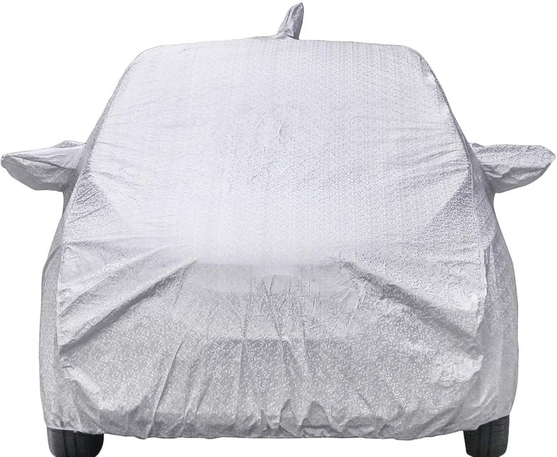 Autofact Waterproof Car Body Cover Compatible with MG Gloster with Mirror Pockets (Shinning Silver) - Image 1