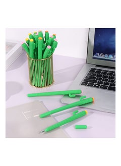 Y&D 30 Pack 0.5mm Cactus Shaped Ballpoint, SYOSI Creative Black Ink Gel Pen for Painting, Homework, Daily Use, Writing School Home Office Supplies, Student Prizes, Kids Gift  - Image 2