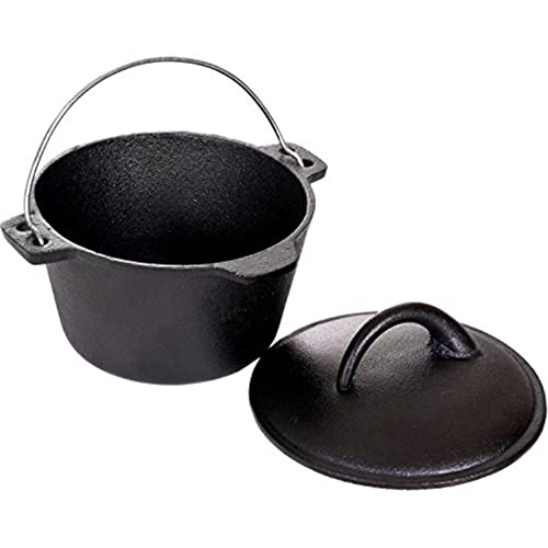 Cajun Classic أواني الطهي الكاجونية - وعاء هولندي سعة 1 لتر من الحديد الزهر - Image 3