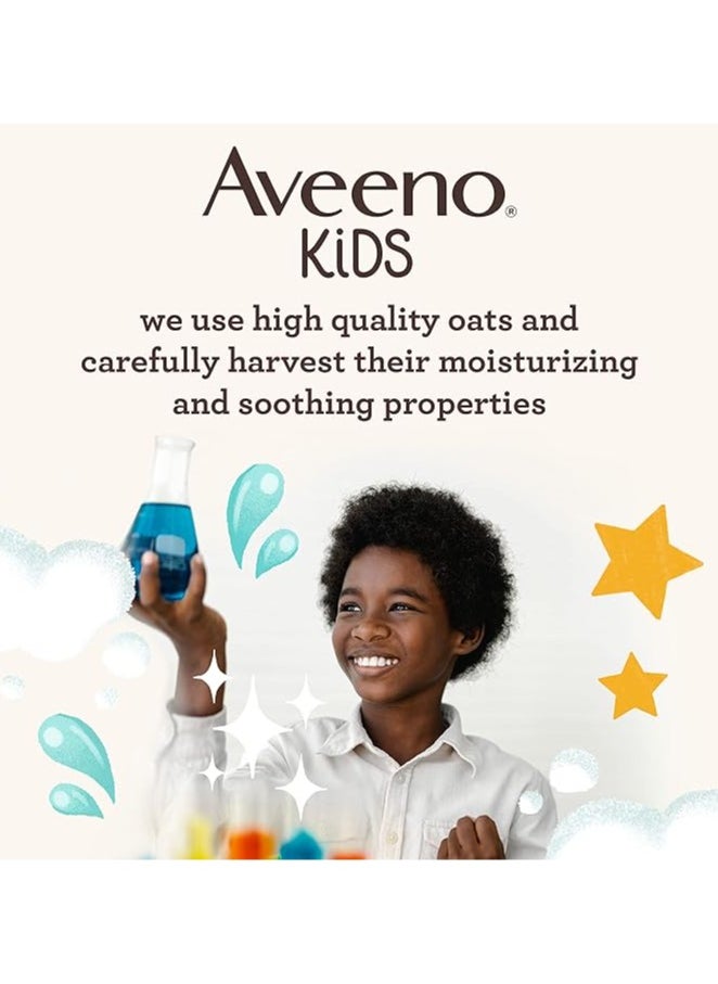 Aveeno - Aveeno Kids 2-in-1 Hydrating Shampoo & Conditioner, Gently Cleanses, Conditions & Detangles Kids Hair, Formulated With Oat Extract, For Sensitive Skin & Scalp, Hypoallergenic, 12 fl. oz - Image 1