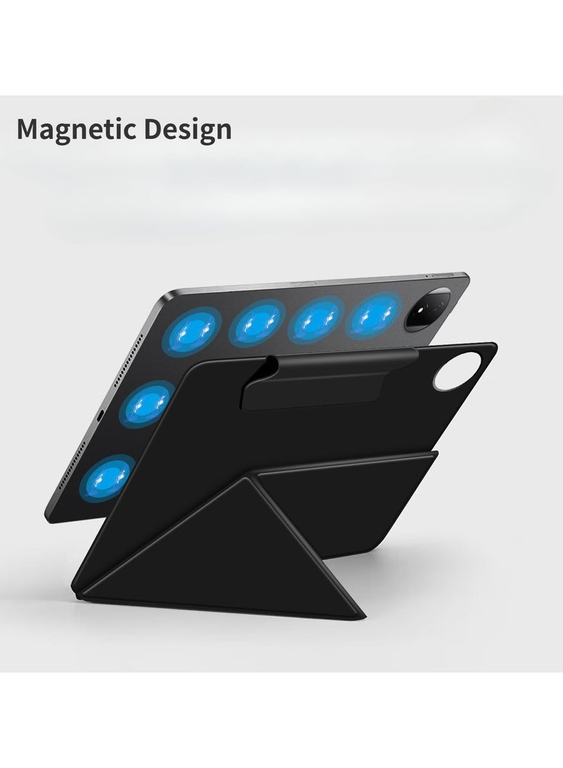 general Magnetic Case Compatible with Honor MagicPad 2 12.3 Inch 2024 Release Magnetic Smart Tablet Case Multi-View Bracket - Image 4