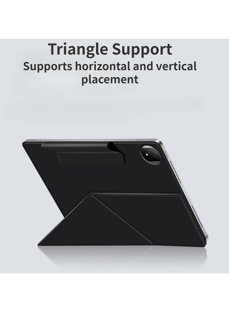 general Magnetic Case Compatible with Honor MagicPad 2 12.3 Inch 2024 Release Magnetic Smart Tablet Case Multi-View Bracket - Image 3