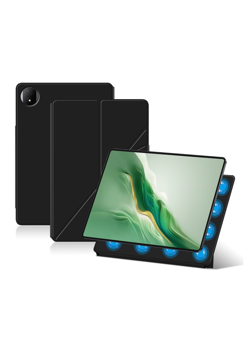 general Magnetic Case Compatible with Honor MagicPad 2 12.3 Inch 2024 Release Magnetic Smart Tablet Case Multi-View Bracket - Image 1