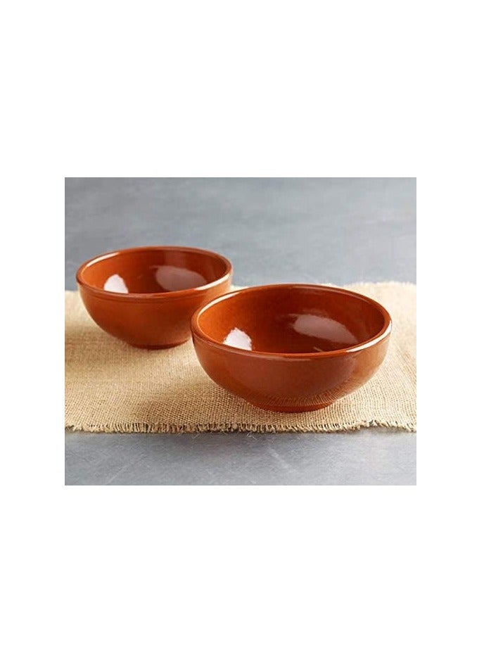 Regas Mud Clay Footed Soup Bowl Made In Spain-13.5CM - Image 2