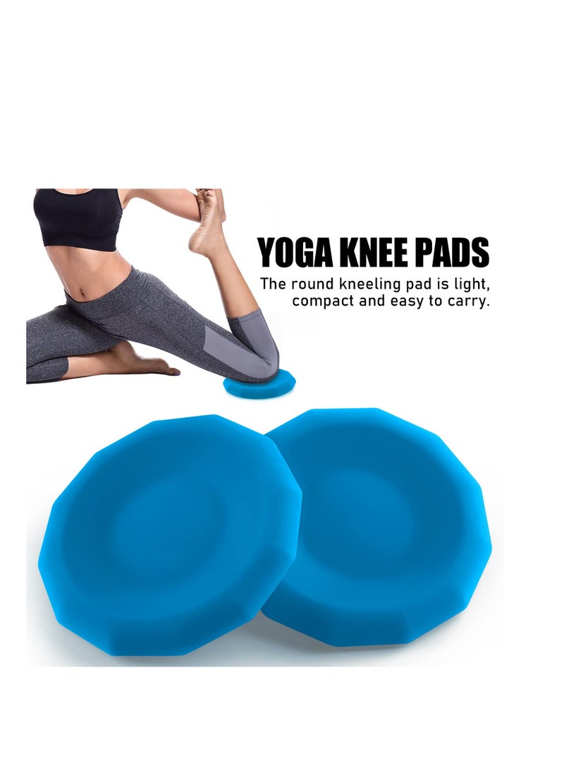 Nariele Yoga Knee Pad, Anti Slip Foam Yoga Kneeling Pad, 2PCS Thick Exercise Workout Knee Pad for Women and Men, Sports Balance Cushion for Protecting Knee, Elbow, Hand - Image 2